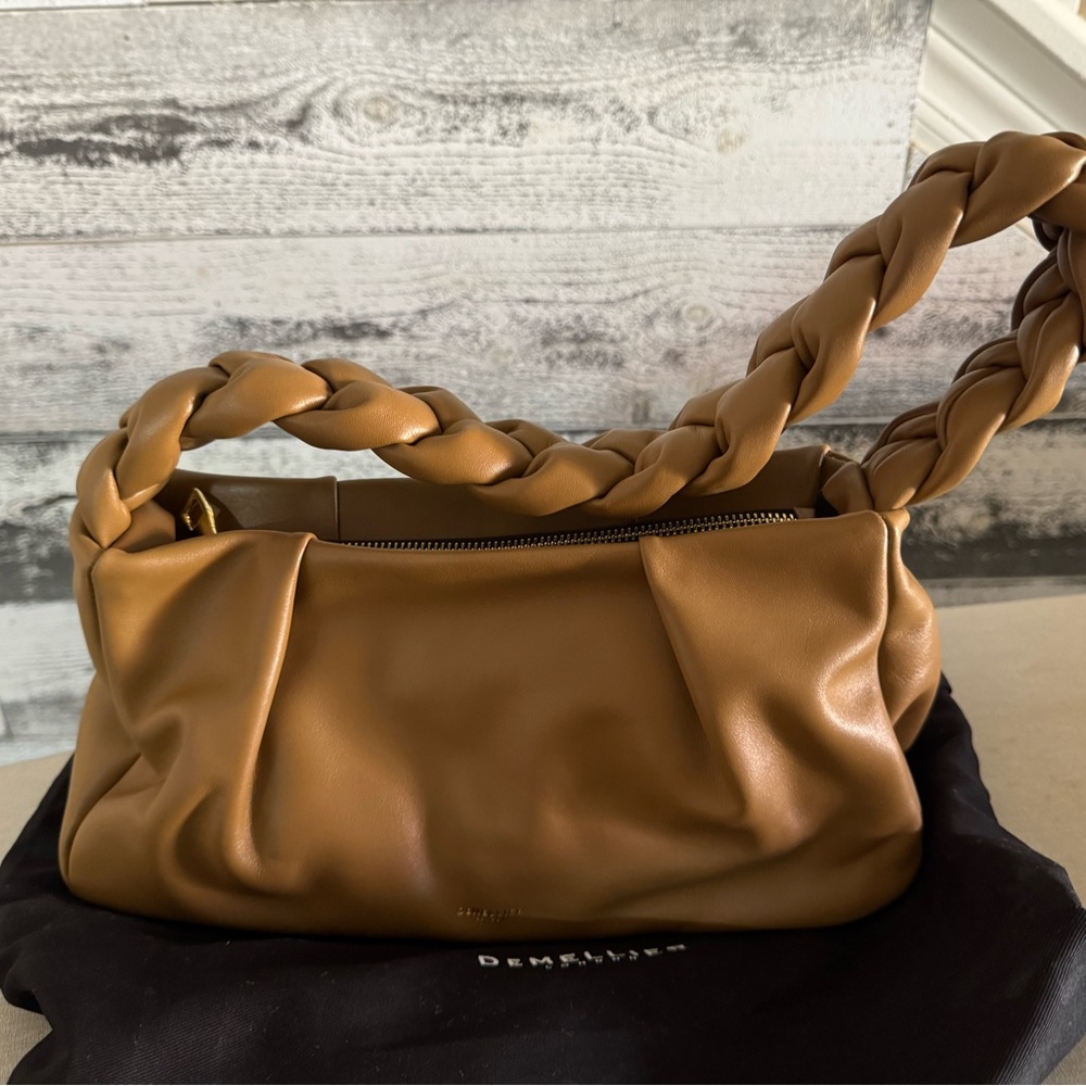 DeMellier Brown Mini Bag with Braided Strap